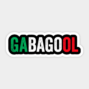Gabagool - Funny Italian Slang Sticker
